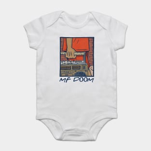 MF DOOM / Retro Fan Art Design Baby Bodysuit